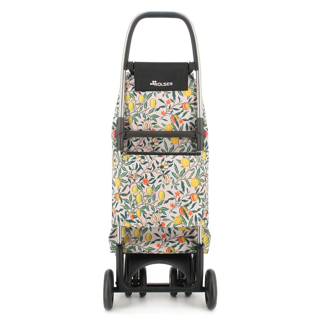 Wózek na zakupy Rolser I-Max William Morris 4L Tour Pomegranate, 4 koła, torba 43 l