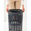 Kosz na pranie Brabantia Collect-It 55 L z pokrywą Quick-Drop, czarny