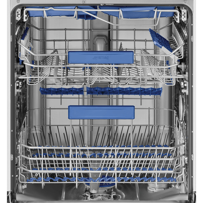 Smeg - Zmywarka do naczyń, 60 cm Universal Lsp324bqx Stal nierdzewna (panel sterowania).