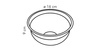 Miska stalowa Delicia 16 cm, 1.5l - Tescoma