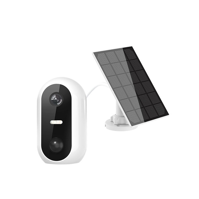 Extralink Smart Life Solaeye - Kamera Zewnętrzna z Panelem Solarnym - Bezprzewodowa, Full HD 1080p, Wi-Fi, Akumulator 5200mAh, IP54