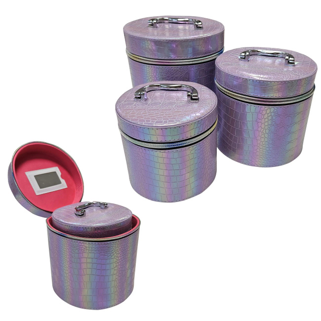 Extralink Lifestyle Kosmetyczka damska organizer kuferek na kosmetyki 3w1 250