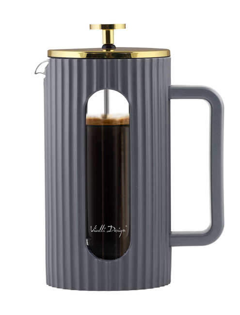 Zaparzacz do kawy i herbaty 1000 ml Livio Szary 1067