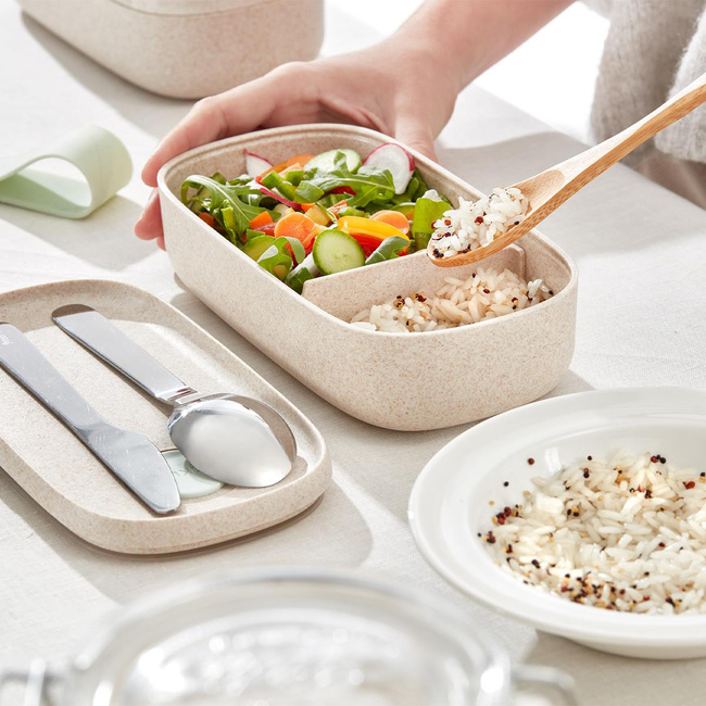 Lunchbox To Go z przegródką Organic Lekue