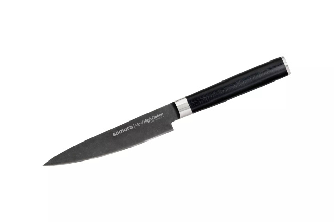 Samura MO-V Stonewash Zestaw 3 Noży Kuchennych w Drewnianym Pudełku