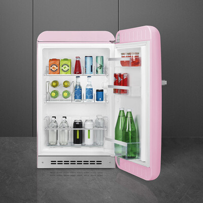Smeg - Happybar FAB10HRPK6 50'S RETRO STYLE - pastelowy róż