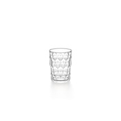 Wysoka szklanka Guzzini 400 ml transparentna wzór 3