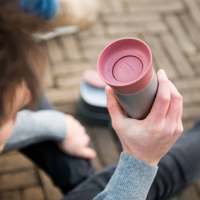 Leo kubek termiczny, Różowy 0,33 l - Berghoff