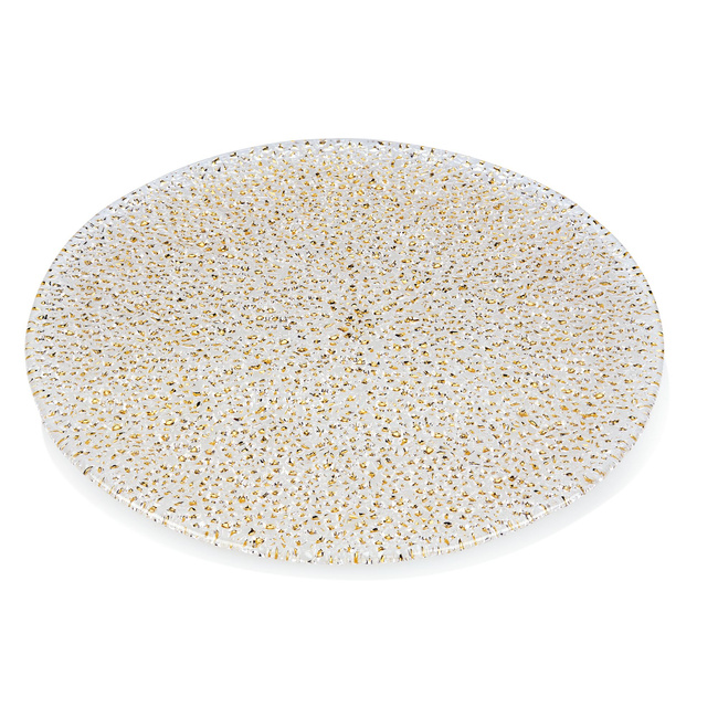 Patera na ciasto Ø 32,5 cm złota Ivv