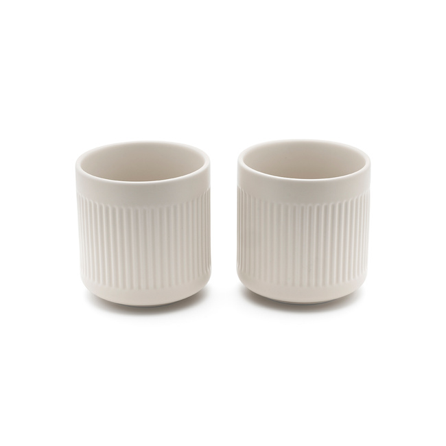 Kubki do herbaty Skagen 300ml - 2 sztuki - Białe / Bredemeijer