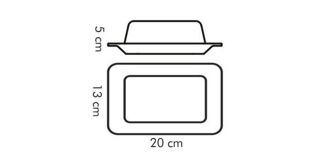 Pojemnik na masło Gustito - Tescoma