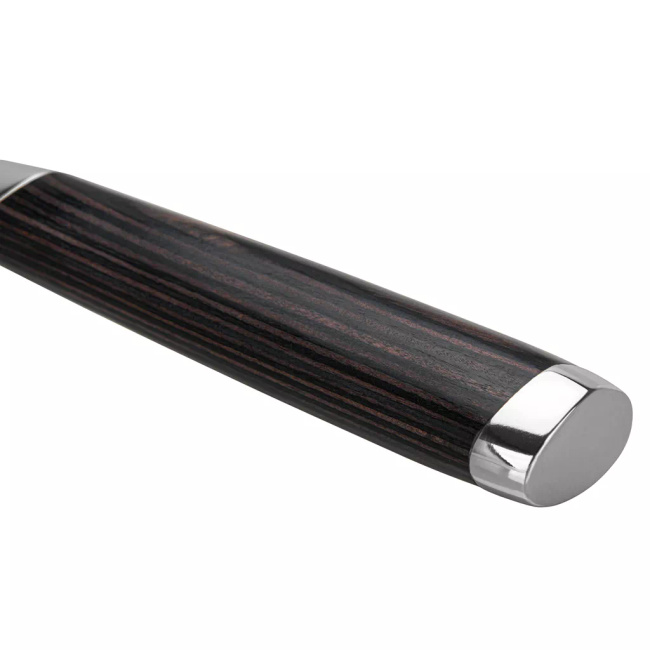 Małe Santoku Fissman Fujiwara 13 cm, stal AUS-6, rękojeść ABS