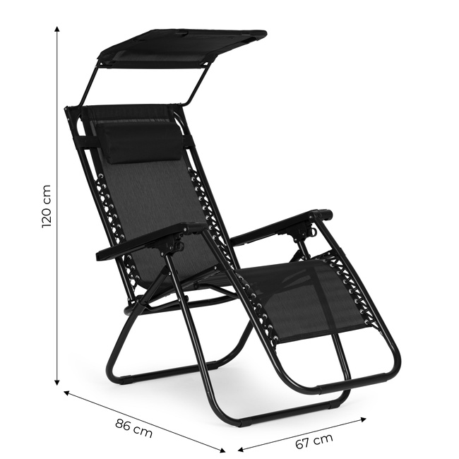 Leżak fotel ogrodowy rozkładany Modernhome