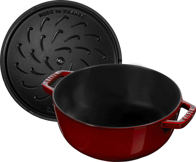 Special Cocotte Garnek Żeliwny Okrągły Lilia 5 Ltr, Grenadynowy - Staub