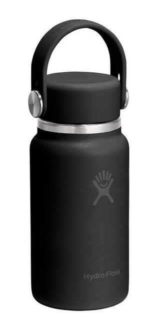 Mini butelka termiczna Hydro Flask Micro 200 ml z uchwytem, czarna