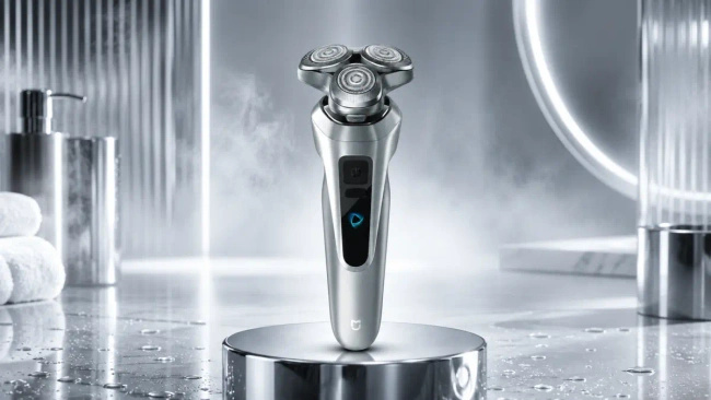 Golarka elektryczna Xiaomi Mijia Electric Shaver Pro Portable, srebrna, 3 głowice
