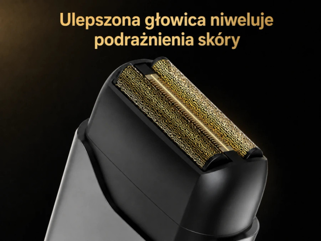 EXTRALINK Golarka do brody i głowy Shaver IPX7 900mAh wodoodporna akumulatorowa trymery męskie