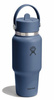 Butelka termiczna Hydro Flask 24 oz Wide Mouth Travel ze słomką Flex Straw, Harbor Blue