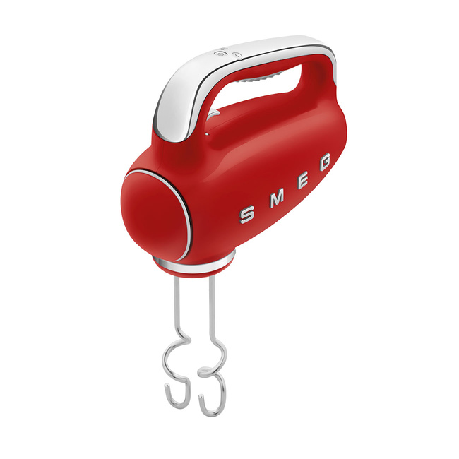 Smeg - Mikser ręczny, czerwony 50's Style HMF01RDEU Czerwony