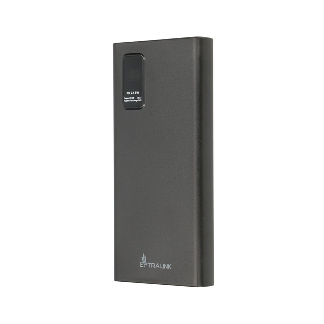 EXTRALINK Powerbank EPB-067B 10000mAh Czarny USB-C Fast Charging ładowarka mobilna