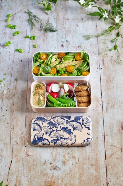 Lunchbox Bento Original, Graphic Ginkgo - Monbento