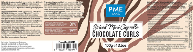Pme Mini Czekoladowe Rurki