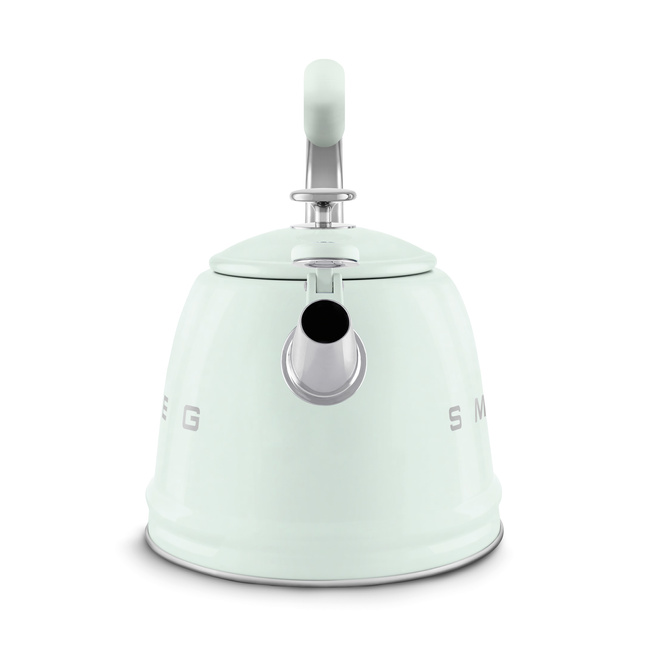 Smeg - Czajnik z gwizdkiem, pastelowa zieleń 50's style WKF01PG.