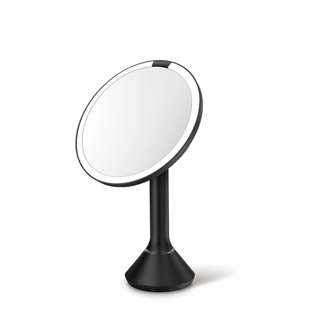 Lustro z czujnikiem sensor i kontrolą natężenia światła Simplehuman - czarny mat