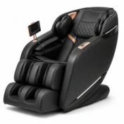 Extralink fotel masujący 3D zero gravity czarno-srebrny