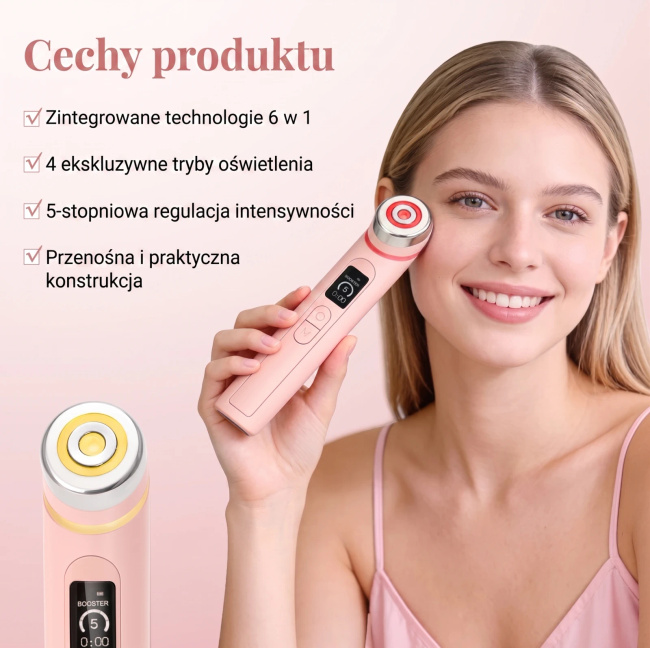Extralink Stay Beauty Booster Urządzenie do pielęgnacji twarzy masaż EMS lifting