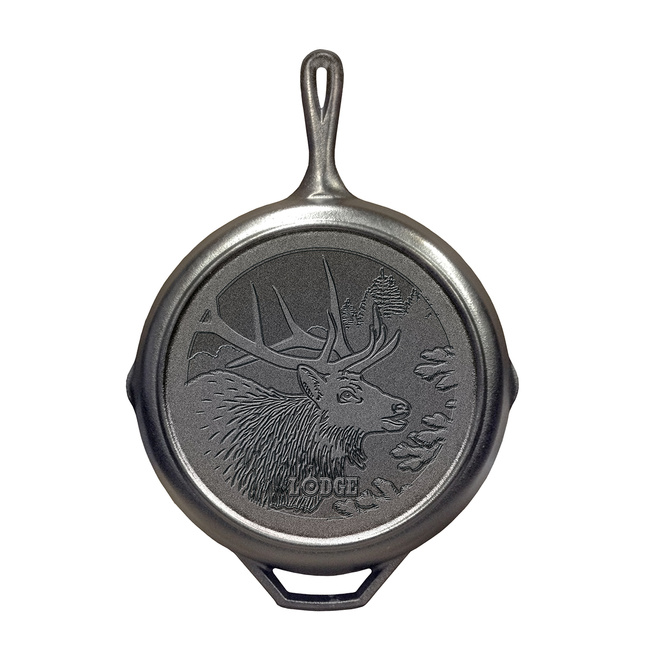Patelnia żeliwna 30 cm Elk Wildlife - Lodge