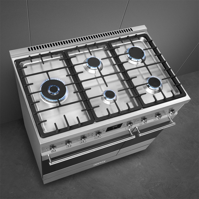 Smeg - Kuchnia wolnostojąca C92GMX2 SYMFONIA - inox
