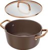 Milano Garnek niski z pokrywką 24 cm brązowy - Zwilling