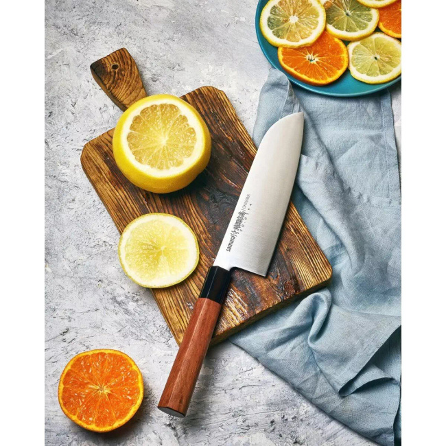 Samura Okinawa Nóż Santoku 17.5 Cm