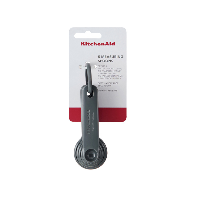 Kitchenaid Miarki Kuchenne Spoons 5 Szt. Charcoal Gray