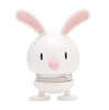 Hoptimist Bunny White figurka świąteczna dekoracja biurka prezent na Wielkanoc