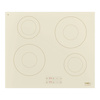 Smeg - Płyta indukcyjna, 60 cm, prosta krawędź Coloniale Si2641dp Kremowe szkło