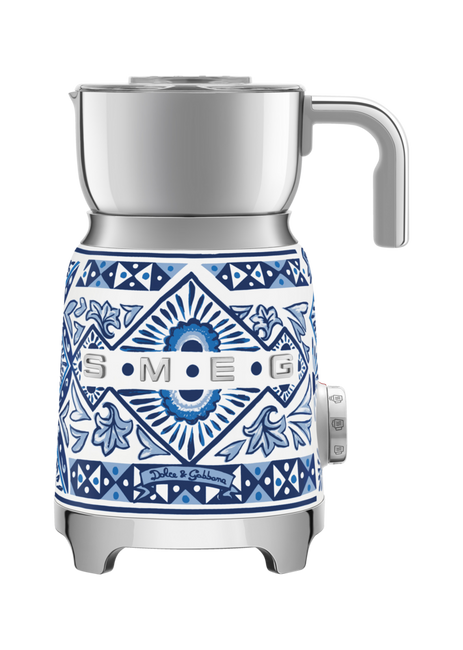 Smeg - Spieniacz do mleka MFF01DGBEU - Blu Mediterraneo