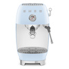 Smeg - Ekspres do kawy, kolbowy ECF03PBEU 50's Style - niebieski