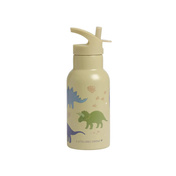 Kubek ze słomką dla dzieci Dinosaurs 350 ml - A Little Lovely Company