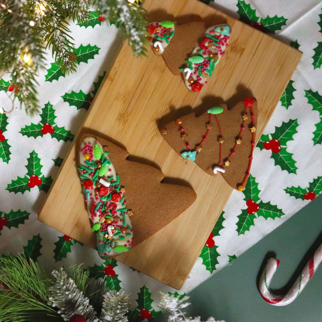 ŚwiątecznaPosypkaPMEOhChristmasTreeDekoracyjnaMieszankaCukrowa90gPME