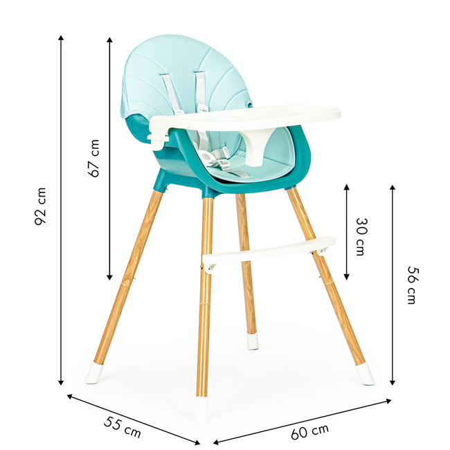 Fotelik Krzesełko do Karmienia 2w1 Ecotoys