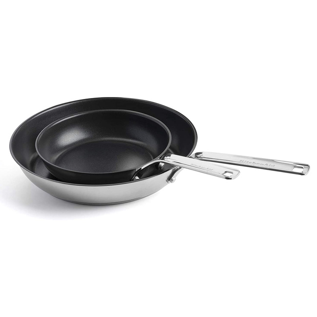 Patelnie Stalowe Z Powłoką 20 + 28 Cm - Kitchenaid