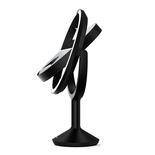 Lustro kosmetyczne Simplehuman Sensor Mirror Trio Max ST3067, 25 cm, matowa czerń