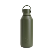 Butelka termiczna Chilly's Series 3 500 ml, ciemna zieleń, stal nierdzewna