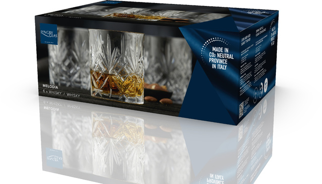 Szklanki Do Whisky Ze Szkła Kryształowego Melodia 310 Ml 6 Sztuk 916107 - Lyngby Glas
