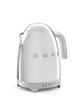 Smeg - Czajnik z regulacją Temp., Srebrny Klf04sseu 50's Style