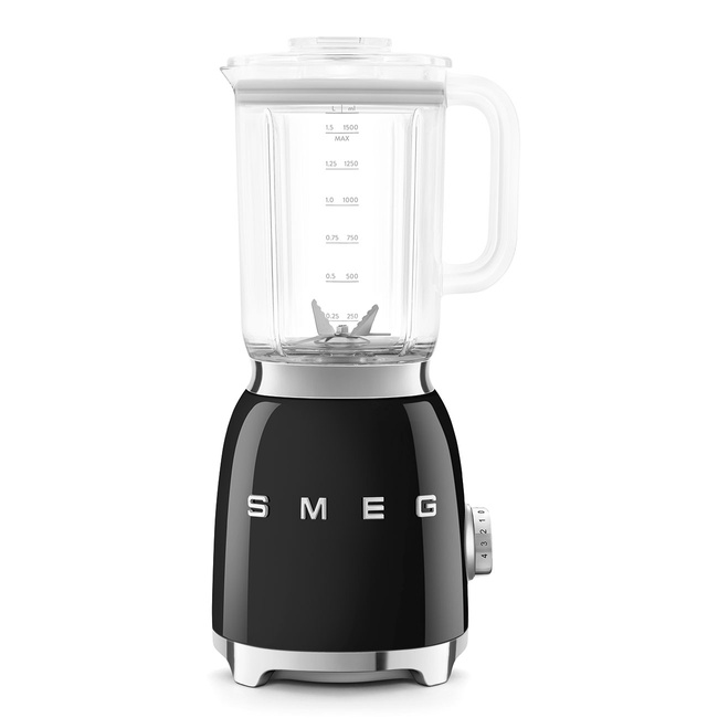 Smeg - Blender, czarny 50's style Blf03bleu Czarny