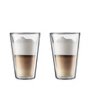 Szklanki z podwójną ścianką Canteen 400 ml 2 szt transparent