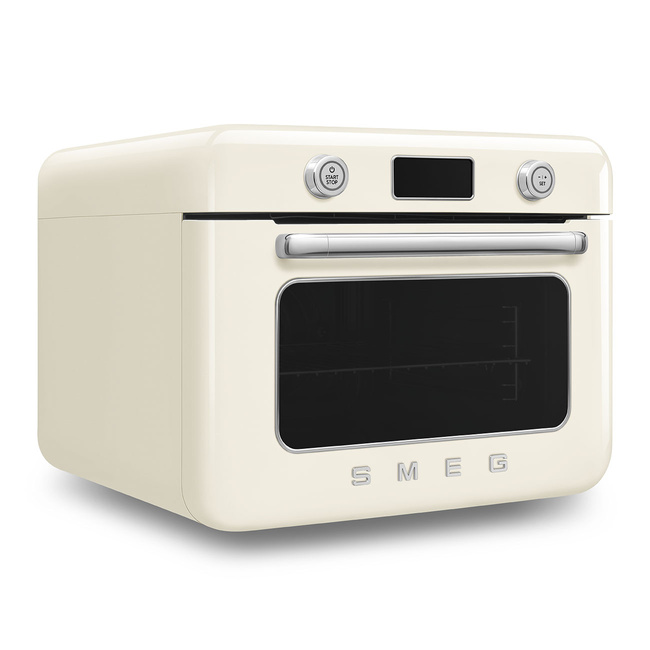 Smeg - Piekarnik nablatowy z funkcją pary (100%) COF01CREU 50's Style - kremowy